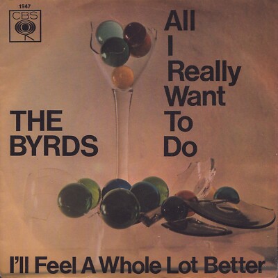 THE BYRDS: All I Really Want To Do (´65 / scarce orig. German 7'' - BOB DYLAN)