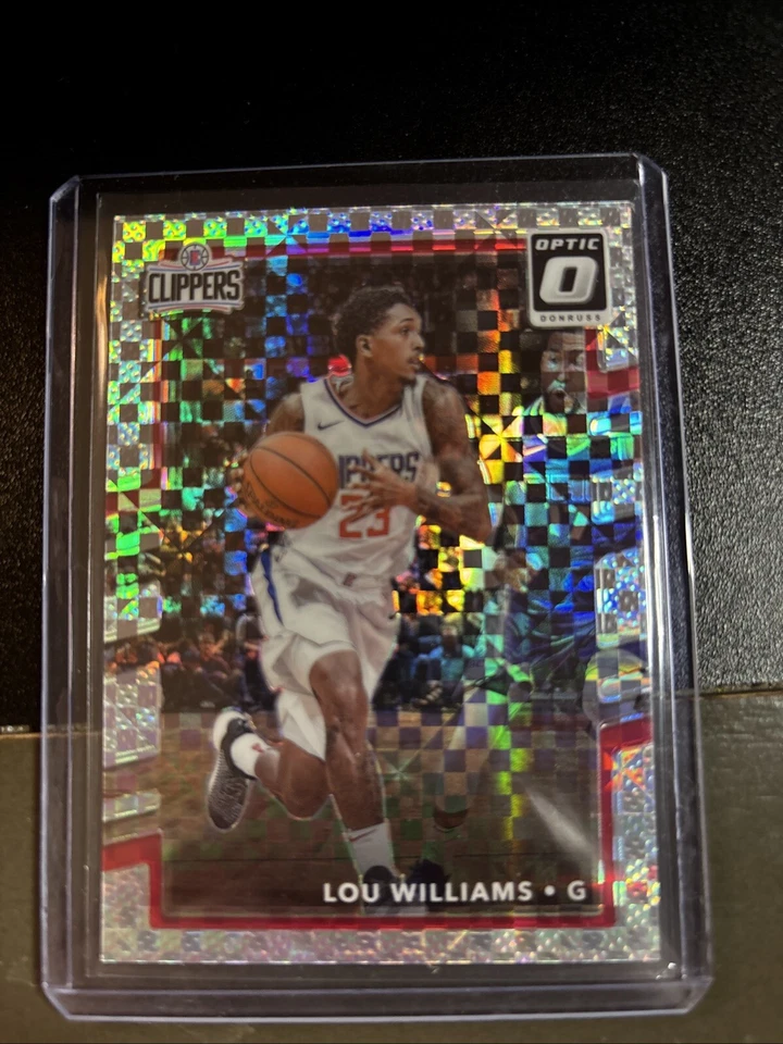 2017-18 Donruss Optic Lou Williams Checkerboard #65 Clippers - Image 3 of 4