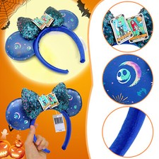 DisneyParks Minnie Ears The Nightmare Before Christmas Jack  Sally Headband US