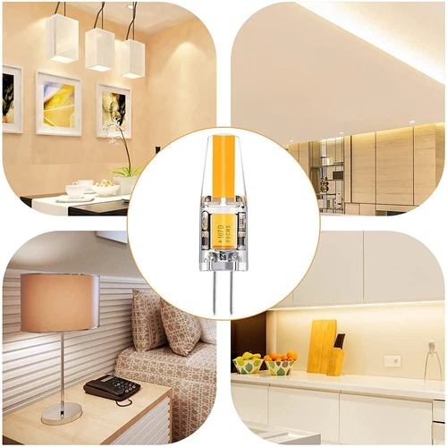 LED G4 Halogen-COB Lampen Warmweiß Stiftsockel Leuchtmittel Dimmbar 12V AC/DC - Bild 3 von 33