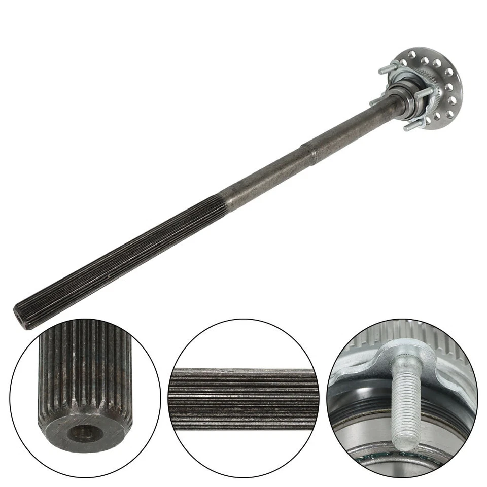 For 2007-2018 Jeep Wrangler JK V6 3.6L 3.8L Rear Axle Shaft Assembly 68003272AA - Image 2 of 4