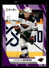 2023-24 O-Pee-Chee Purple Border Connor Dewar 25/49 Minnesota Wild #308