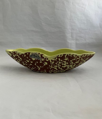 KENWOOD "Confetti" Glazed Consol Bowl by Shawnee Pottery - Picture 3 of 5