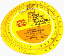 Kodak Copy to Press PMT Dial Chart