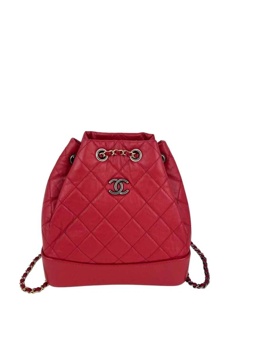Chanel Quilted Nylon Red Backpack Daypack CHANEL Backpack Red Bags & Handbags for Women for sale | eBay main image 4