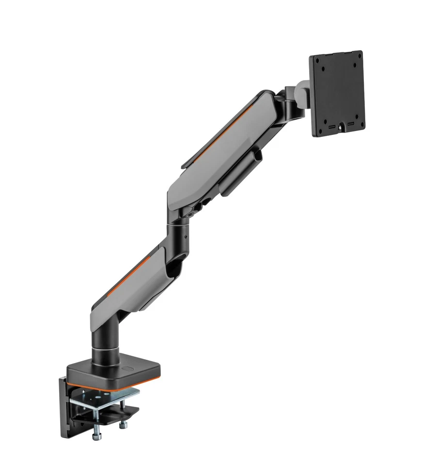 Gasdruck Monitor LCD LED Tisch Halterung 1 x 20 kg bis 49 Zoll Office-GS512AEX