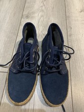 Uggs boys Short Navy suede boots shoes Kids UK Size 13 Genuine New