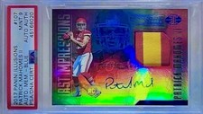 /100 PSA 9 RPA Patrick Mahomes 2017 Illusions Rookie Patch Auto Blue POP 1 None^