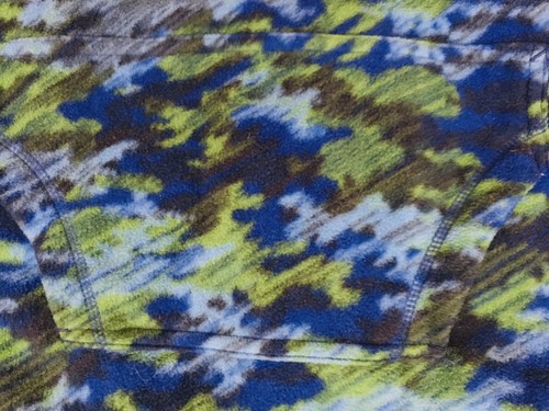 Hanna Andersson Blue Camo Zip Up Pullover Size 5-6 Sweater Fleece Jacket - Picture 5 of 7
