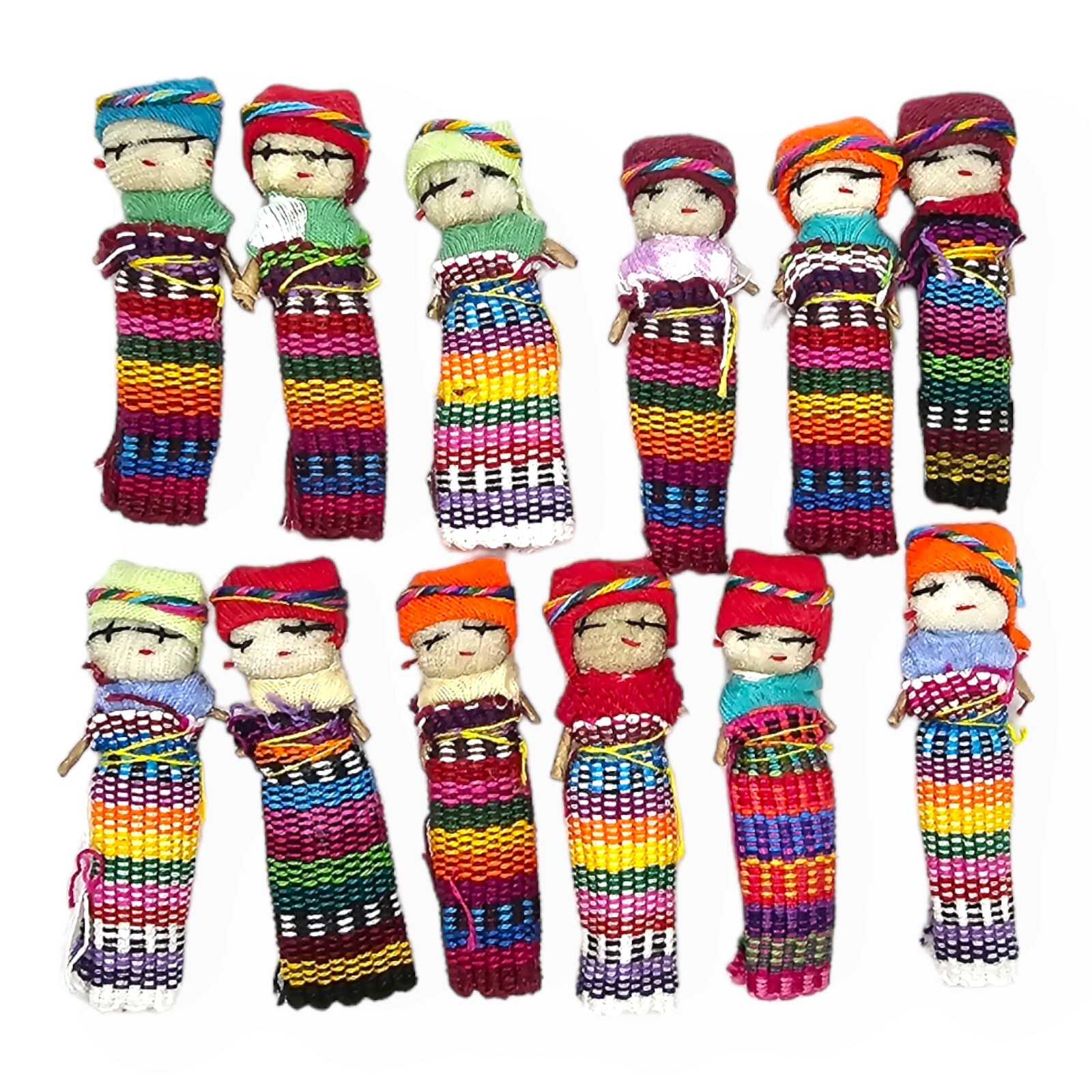 Guatemalan Worry Dolls Set Of 3 6 9 And 12 Anxiety Gift Mayan Trouble guatemalan-worry-dolls-set-of-3-6-9-and-12-anxiety-gift-mayan-trouble