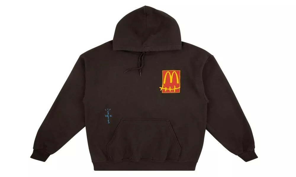 Travis Scott x McDonald’s Cactus Pack Sticker Hoodie Brown Size 2X- Large, NEW!