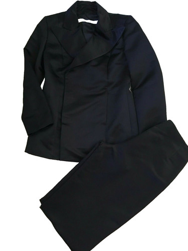 Dirk Bikkembergs, dirk bikkembergs tuxedo pantsuit size 44 black 2 pc jacket pants vintage italy