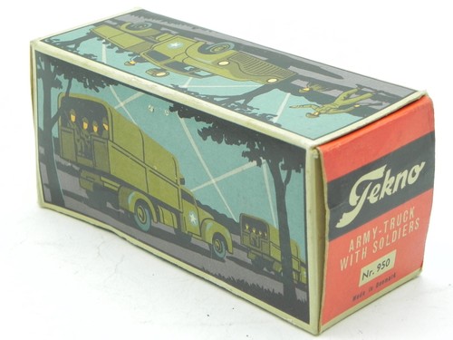 Tekno Dodge Army Truck 950 W/Soldiers Vintage Diecast 1/43 - Picture 10 of 13