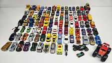 HUGE LOT - 103 Mixed Diecast Cars Hot Wheels, Matchbox, Monster Trucks
