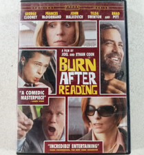 Burn After Reading DVD Movie Coen Brothers George Clooney Brad Pitt