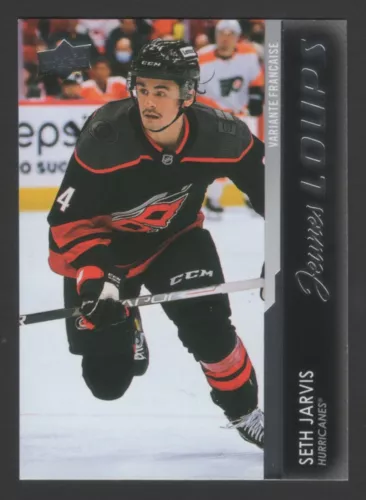 2021-22 Upper Deck Extended ~ SETH JARVIS Young Guns ~ Jeunes Loups (French) RC
