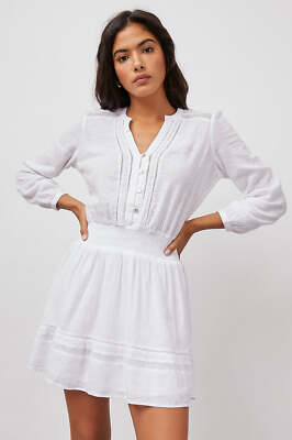 rails white linen dress Rails Susana Minidress in White at Nordstrom, Size Medium