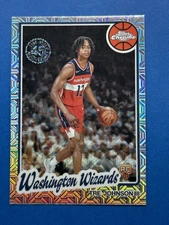 2025-26 Topps Chrome  Tre Johnson III Rookie RC 45th Silver Pack Mojo Wizards