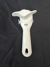 KUHN RIKON Auto Safety Smooth Touch Can Opener, Lidlifter No Sharp Edges - White