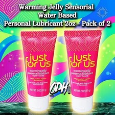 2PK Warming Jelly Sensorial Personal Lubricant Vaginal Dryness Water Based 2oz