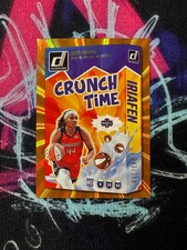 2025 Panini Donruss WNBA Kiki Iriafen Crunch Time Orange Laser Rookie #243/399