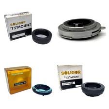 Soligor Lens Adapter Selection Minolta MD T4/Vivitar TX Nikon F Icarex Adapter