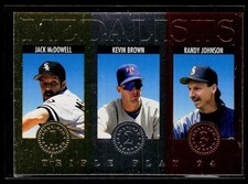 1994 Triple Play #13 Jack McDowell / Kevin Brown / Randy Johnson Medalists