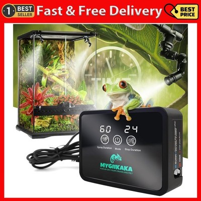 Reptile Smart Mister, Reptile Humidifiers Misting System Automatic with Timer