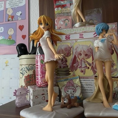 asuka langley sega baby pajama figure (2007) neon genesis evangelion