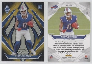 2024 Panini Phoenix Rookies Gold Fade /125 Keon Coleman #213 Rookie RC