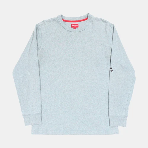 Tee shirt manches longues Supreme / Taille M / Homme / Bleu / Coton