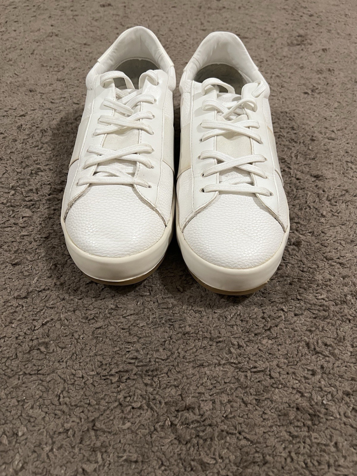 SAOLA Sneakers Zara uomo bianche con suola in gomma TG 10 usate