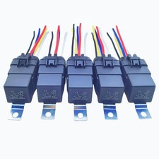 Losauto 40/30 Ampere 24 Volt DC Automotive Relay, with Wiring Harness 5-core