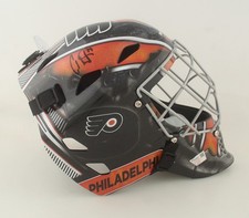 Carter Hart Signed Full Size Goalie Mask Flyers Autograph Fanatics COA NHL w Bag