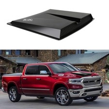 Gloss Black Air Flow Intake Hood Scoop Vent Bonnet Cover For Ram 1500 2500 3500