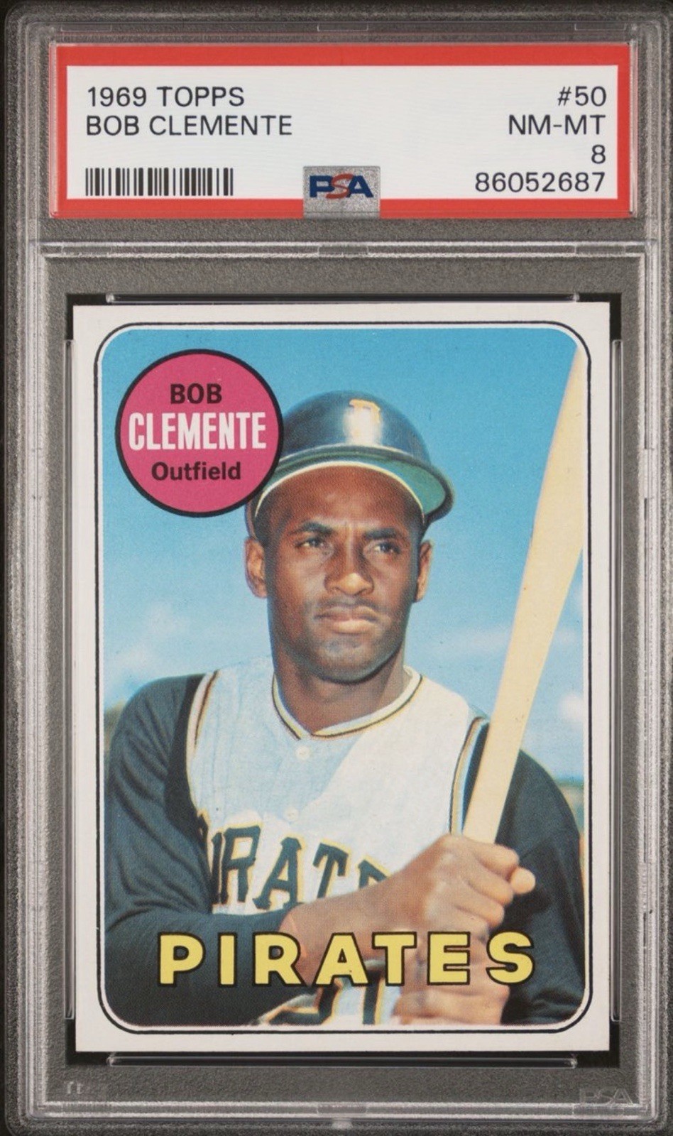 1969 Topps Roberto Bob Clemente #50 PSA 8  “CENTERED”