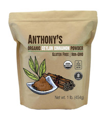 Anthony'S Organic Ceylon Cinnamon Powder, 1 Lb, Ground, Gluten Free, Non Irradia