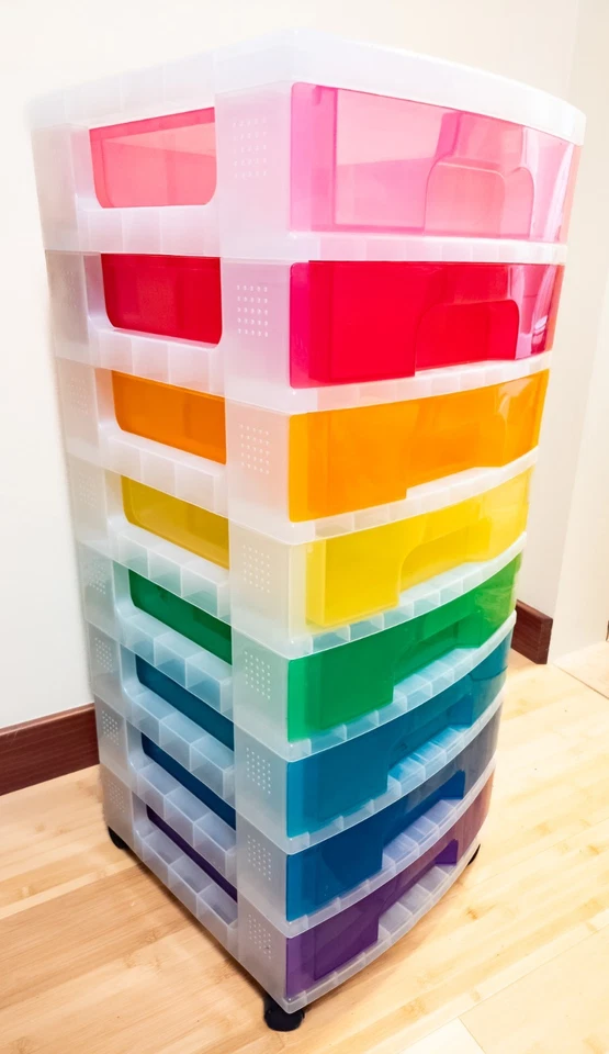Really Useful Box Rainbow Color Art Drawer Tower - Image 4 of 4