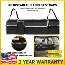 Trunk Cargo Organizer Folding Caddy Storage Collapse Bag for Car Truck SUV
