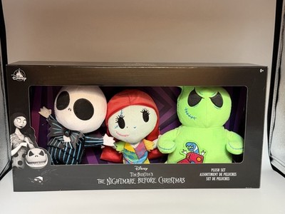 Disney Store The Nightmare Before Christmas Neon Sally Oogie Boogie Jack Plüsch 