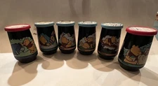 Vintage Unused Winnie The Pooh Grand Adventure Welch's Jelly Jars Full Set Of 6