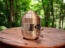 Antiguo Dispensador de Cobre 100% Puro Picazón Cobre Dispensador de Agua 5 LTR