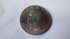 Eisenhower Dollar 1976, Münze ist echt (KUNI)