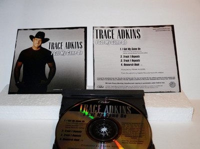 Trace Adkins -  I Got My Game On Promotional ONLY CD Sing ** Free Shipping**