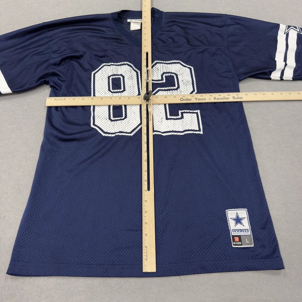 Camiseta de los Dallas Cowboys para hombre grande azul NFL fútbol Jason Witten 82 camisa Foto 4 de 4