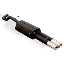 Ulter Sportauspuff 2 x 80mm eingerollt - Seat Toledo ab 99 bis 04 1.4l bis 2.3l