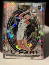2025 WNBA Select Basketball Future Cracked Ice Insert Aziaha James Wings
