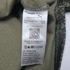 Puma WarmCell Pullover Hoodie Olive Green Print Fleece Lined Size Large
