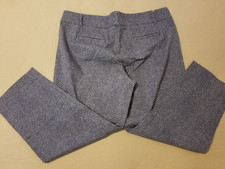 Womens Ann Taylor Dress Pants 14 Navy Blue Slack Chino Trouser Khaki