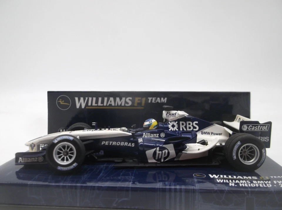 1/43 Saison 2005-2006 Williams-BMW FW27 Nick Heidfeld MINICHAMPS - Photo 2/4